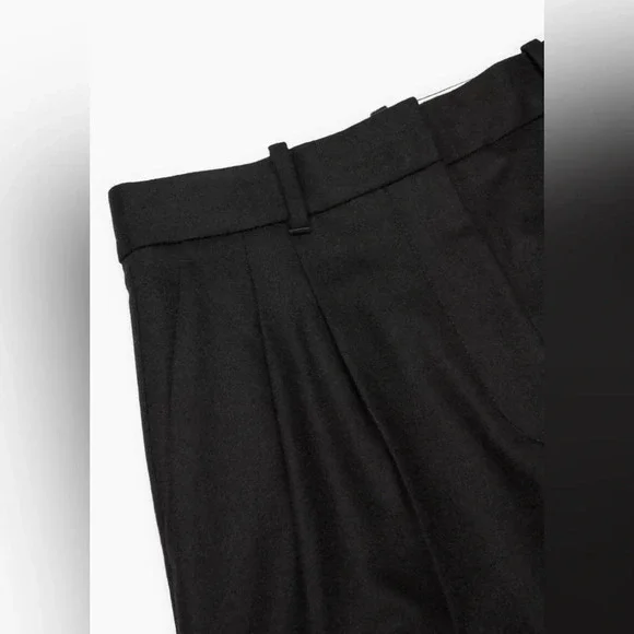 NWT Aritzia Wilfred The Effortless Pant™ Black in City Cashmere Size 6 - Picture 9 of 14